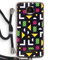 8-bit N°4: Motorola Moto Z Force Transparant Hoesje met koord