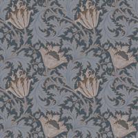 Dutch Wallcoverings Hidden Treasures - Anemone Blauw/Rd