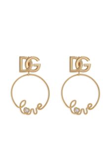 Dolce & Gabbana boucles d'oreilles à logo DG