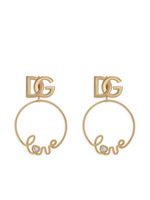 Dolce & Gabbana boucles d'oreilles à logo DG