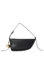 Burberry mini sac porté épaule Shield en cuir - Noir - thumbnail