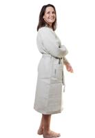 Kimono wafel badjas zand-3xl