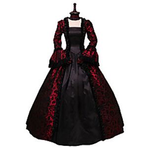 CountryWomen Victoriaanse jurk voor dames, lange feestjurk CountryWomen Victoriaanse jurk voor dames, lange feestjurk