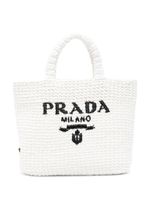 Prada petit sac Crochet - Blanc