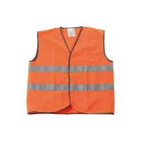 Sacobel verkeersvest - oranje - 2 horizontale strepen - maat XL