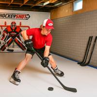 10-pack Droogland Synthetische IJs Tegels voor Training Hockey Vloermat 465 x 465 cm
