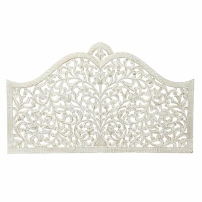 Hoofdbord DKD Home Decor Wit Gouden Hout MDF 152 x 3 x 91 cm