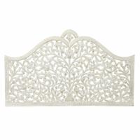 Hoofdbord DKD Home Decor Wit Gouden Hout MDF 152 x 3 x 91 cm
