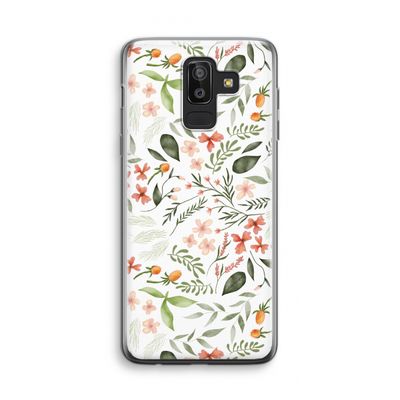 Sweet little flowers: Samsung Galaxy J8 (2018) Transparant Hoesje