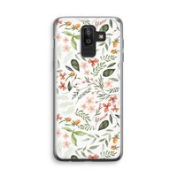 Sweet little flowers: Samsung Galaxy J8 (2018) Transparant Hoesje