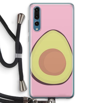 Avocado: Huawei P20 Pro Transparant Hoesje met koord