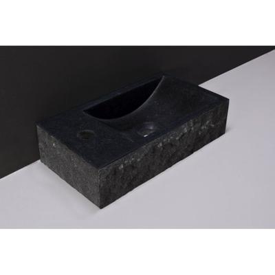 Fontein Forzalaqua Venetia Graniet Gezoet En Gekapt Zonder Kraangat Links 40x22x10 cm Forzalaqua