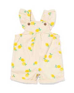 HEMA Babytuinbroek Citroenen Ecru (ecru)