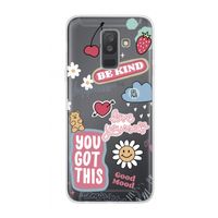 Positivity: Samsung Galaxy A6 Plus (2018) Transparant Hoesje
