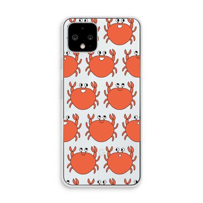 Krab: Pixel 4 Transparant Hoesje