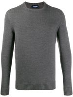 Drumohr pull en maille fine - Gris