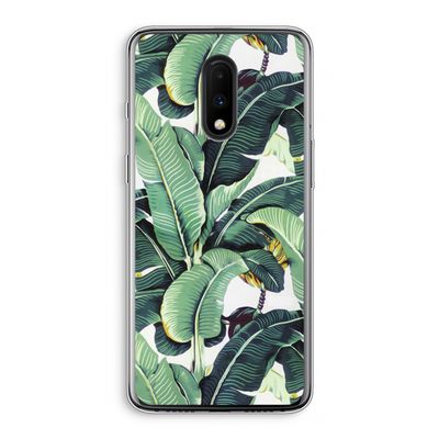 Bananenbladeren: OnePlus 7 Transparant Hoesje