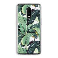 Bananenbladeren: OnePlus 7 Transparant Hoesje