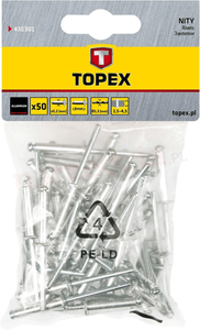 topex popnagels 4 x 12.5 mm 50 stuks 43e403