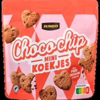 Jumbo Mini Koekjes Choco Chip met Pure Chocolade 125 g