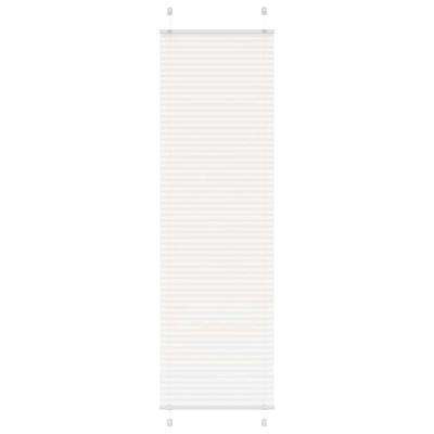 Pliss rolgordijn 55x200 cm stofbreedte 54,4 cm polyester wit