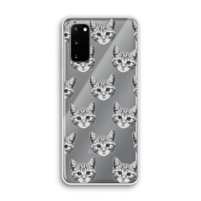 Kitten: Samsung Galaxy S20 Transparant Hoesje