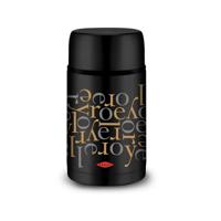 Thermos voor voedsel Oroley Zwart Roestvrij staal 1 L Letters