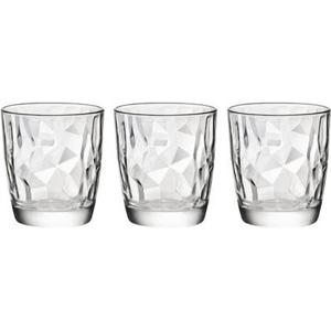 Bormioli Rocco Drinkglazen Diamond - 3x - glas - 305 ml