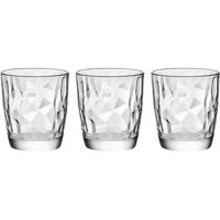 Bormioli Rocco Drinkglazen Diamond - 3x - glas - 305 ml