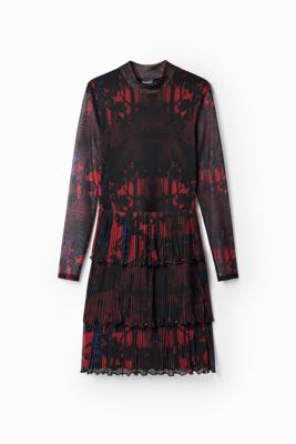 Korte geplisseerde jurk M. Christian Lacroix - RED - XS