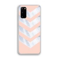 Marmeren pijlen: Samsung Galaxy S20 Transparant Hoesje