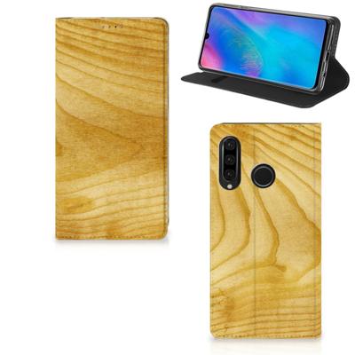 Huawei P30 Lite New Edition Book | Wallet Case | Licht Hout