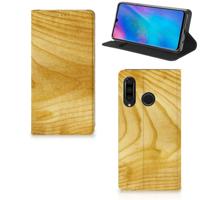 Huawei P30 Lite New Edition Book | Wallet Case | Licht Hout
