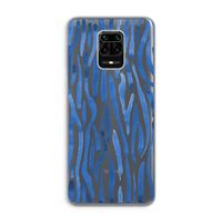 Blauwe nerven: Xiaomi Redmi Note 9 Pro Transparant Hoesje
