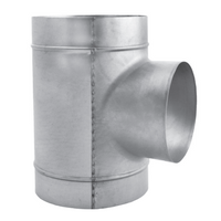 T-stuk Voor Spirobuis ∅ 355mm Met Aftakking ∅ 250mm - 90 Graden T-stuk Voor Spirobuis ∅ 355mm Met Aftakking ∅ 250mm - 90 Graden