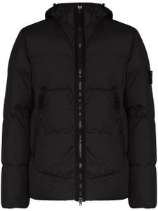 Stone Island doudoune à patch logo - Noir