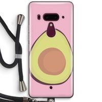 Avocado: HTC U12+ Transparant Hoesje met koord