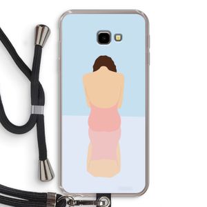 Mirror: Samsung Galaxy J4 Plus Transparant Hoesje met koord