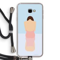 Mirror: Samsung Galaxy J4 Plus Transparant Hoesje met koord