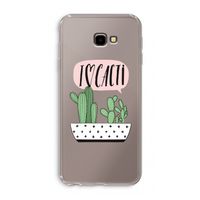 I love cacti: Samsung Galaxy J4 Plus Transparant Hoesje