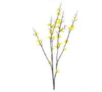 Forsythia spray Halle yellow 86 cm kunstbloem Erutan Avon - Erutan avon
