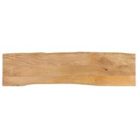 Tafelblad met natuurlijke rand 160x40x2,5 cm massief mangohout