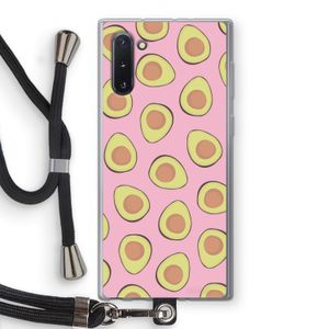 Dancing avocados: Samsung Galaxy Note 10 Transparant Hoesje met koord