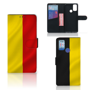 Alcatel 1S (2021) Bookstyle Case Belgische Vlag