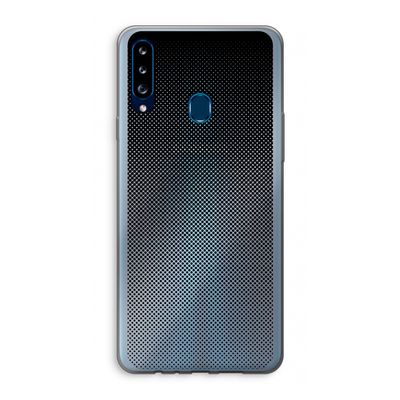 Musketon Halftone: Samsung Galaxy A20s Transparant Hoesje