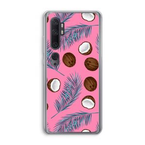 Kokosnoot roze: Xiaomi Mi Note 10 Transparant Hoesje