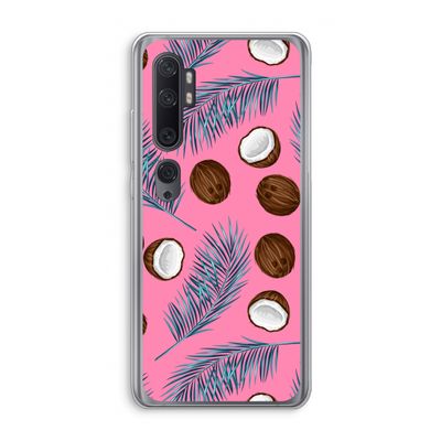Kokosnoot roze: Xiaomi Mi Note 10 Transparant Hoesje