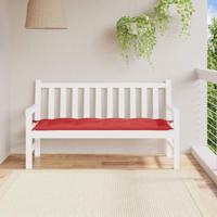 VidaXL Tuinbankkussen 150x50x7 cm oxford stof rood