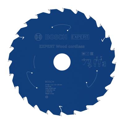 Bosch Accessoires EXPERT Wood cordless Cirkelzaagblad | 190 x 1,5/1 x 30 mm | T24 - 2608902156