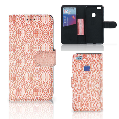 Huawei P10 Lite | Telefoon Hoesje | Pattern Orange